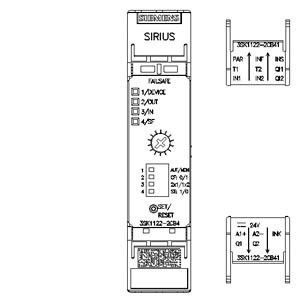 Siemens 3SK1122-2CB41 Время задержки ретрансляции безопасности Advanced Spring Loaded Terminal 4 Enable