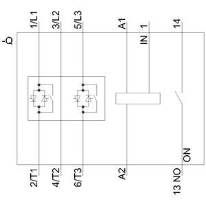 Siemens 3RW3028-1BB14 3RW30 Мягкий стартер размеры S0 с обходными и винтовыми терминалами