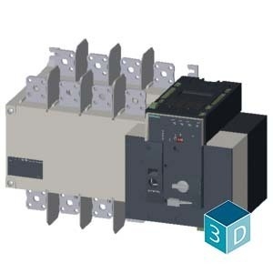 Siemens 3KC8448-0FA22-0GA3 3KC 4-польное RTSE/ATSE 800-1000A переменное оборудование