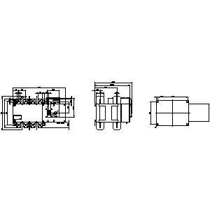 Siemens 3KC8448-0FA22-0GA3 3KC 4-польное RTSE/ATSE 800-1000A переменное оборудование