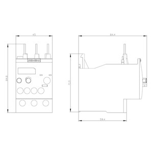 Защитный Siemens 3RU6126-4CB0 Перегрузочный реле 34...40 A Размер S0 Класс 10 для контактной нагрузки