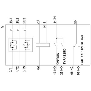 Siemens 3RW4036-1BB04 3RW40 Мягкий стартер размер S2 обходные интегрированные винтовые терминалы