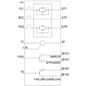 Siemens 3RW4036-1BB04 3RW40 Мягкий стартер размер S2 обходные интегрированные винтовые терминалы