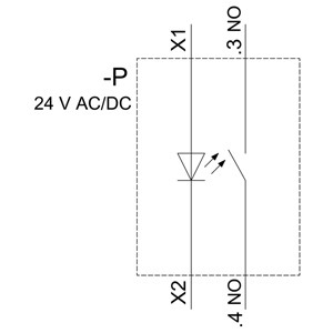 Siemens 3SU1152-0AB60-1BA0 Металлическая блестящая освещенная плоская кнопка