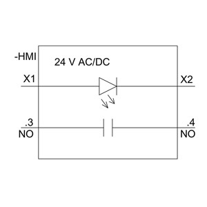 Siemens 3SU1152-0AB60-1BA0 Металлическая блестящая освещенная плоская кнопка