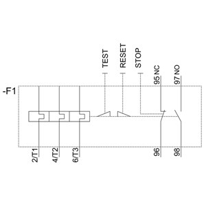 Siemens 3RU5146-4HB0 Реле перегрузки 80 100 A Размер S3 Класс 10 Реле с герметизированным напряжением