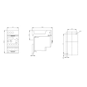 11...16 Размер S00 Siemens 3RU6116-0HB1 Реле перегрузки для защиты двигателя класса 10