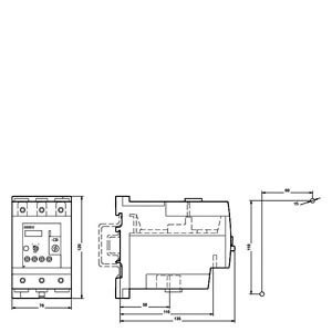 Siemens 3RU5146-4KB1 Реле перегрузки 80 100 A Размер S3 Контактная нагрузка для защиты двигателя
