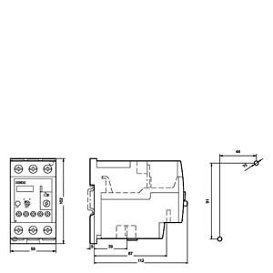 Siemens 3RU5136-4GB1 Реле перегрузки 40...50 Размер S2 класса 10 Запечатанное для релета напряжения
