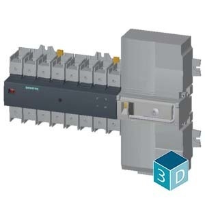 Siemens 3KC6432-2TA20-0TA3 ATSE с интегрированным контроллером 1-0-2 4 полюса ATSE 40-160A