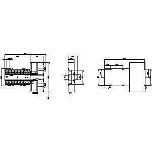 Siemens 3KC6432-2TA20-0TA3 ATSE с интегрированным контроллером 1-0-2 4 полюса ATSE 40-160A