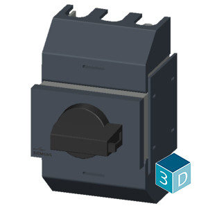 Siemens 3KD0232-2KG20-3 переключатель отключения вала с передней работой 3 полюса Ti-серый