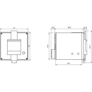 7KM PAC5100/5200 Измерительное устройство DIN-Rail Power Meter 7KM5412-6CA00-1EA8 от Siemens