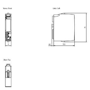 SIMATIC ET 200SP DQ 16x 24VDC/0 5A цифровой выходный модуль для Siemens 6ES7132-6BH00-0AA0