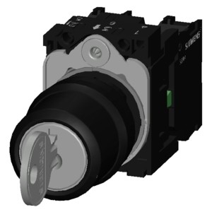 3SU1100-4BL11-1NA0 RONIS Пластик 3 позиции SIRIUS ACT Полный блок Ключевой переключатель