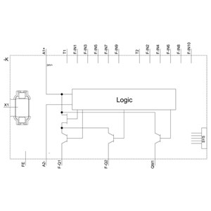 Компактный 3SK2 3SK2112-1AA10 SIRIUS Safety Relay Базовый блок 22,5 мм Широкоугольный винтовой терминал