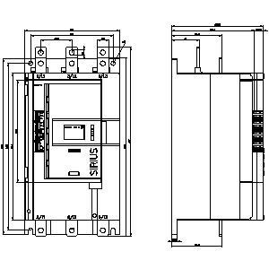 Siemens 3RW5144-1XC14 SIRIUS Soft Starter Размер 4 Аналоговый выход Терминалы винтового типа