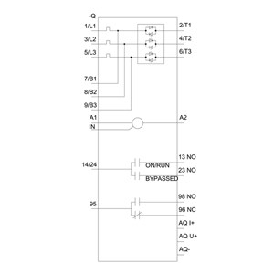 Siemens 3RW5144-1XC14 SIRIUS Soft Starter Размер 4 Аналоговый выход Терминалы винтового типа