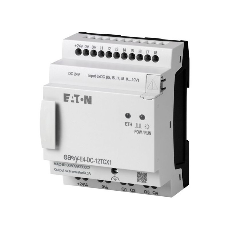 EASY-E4-DC-12TCX1 CPU 8DI 4AI 4DO 24V DC Power Ethernet Interface Миниатюрный дизайн