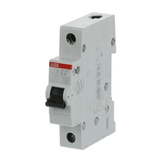 1P BCD кривая B 16A Миниатюрный выключатель MCB SH201-B16 с 1 полюсом B