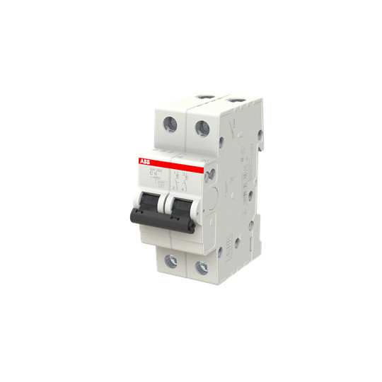 2P MCB SH202-C6 Миниатюрный выключатель номинальное напряжение 220 C 6