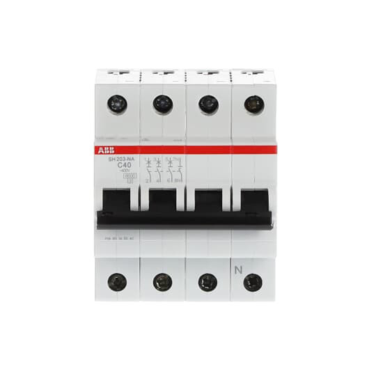 MCB SH203-C40NA Миниатюрный выключатель 3 NP C Номинальная частота Hz 50 40A Номинальный ток