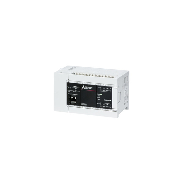 FX5U-32MT/ES FX5U Mitsubishi PLC 16 входов 16 выходов транзисторов 3xAnalog Eth RS-485 раковина