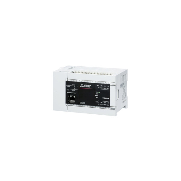 Mitsubishi FX5U-32MR/ES FX5U CPU AC 16 входов 16 выходов ретрансляции 3xAnalog Modbus Eth RS-485