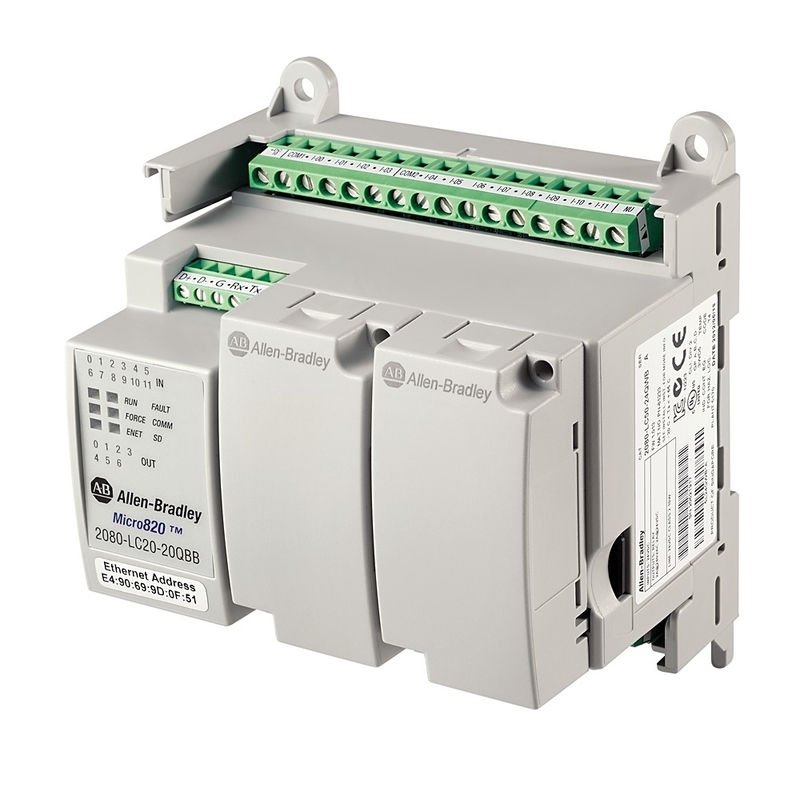 2080-LC20-20QBBK Интерфейс связи Другие Micro820 20 I/O ENet/IP контроллер CC