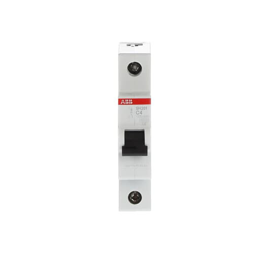 1P MCB SH201-C4 Миниатюрный выключатель No полюса 1 220V Номинальное напряжение 220