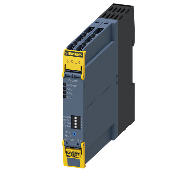 3SK1120-1AB40 Реле безопасности 3SK1 Базовый блок винтовой терминала 24В постоянного тока 3 Круговой системы