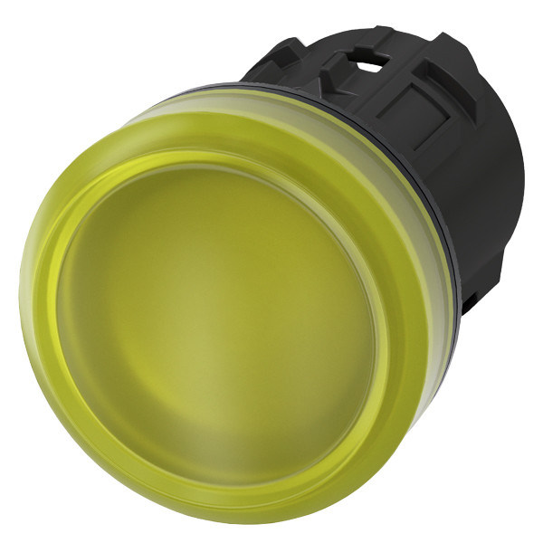 Гладкая линза 3SU1001-6AA30-0AA0 SIRIUS ACT Pilot Light для промышленности в желтом пластмассе