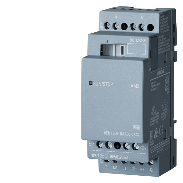 PLC LOGO 8 AM2 Модуль расширения 6ED1055-1MA00-0BA2 для коммуникационного интерфейса Modbus