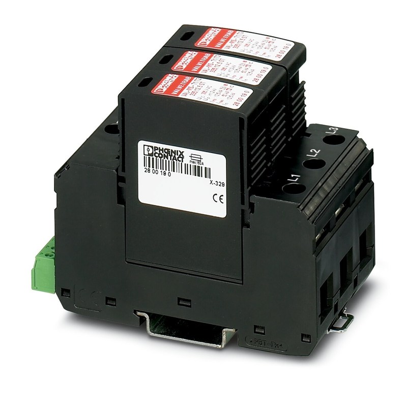 VAL-MS-T1/T2 335/12.5/3 0-FM Класс 1/2 Молниеносный защитник для 5V-250V AC 4 Pole