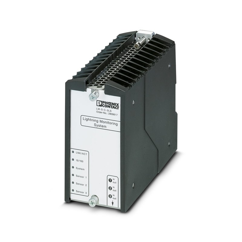 24В DC 2800618 LM-S-A/C-3S-ETH Система измерения молниеносного тока с 4 полюсами
