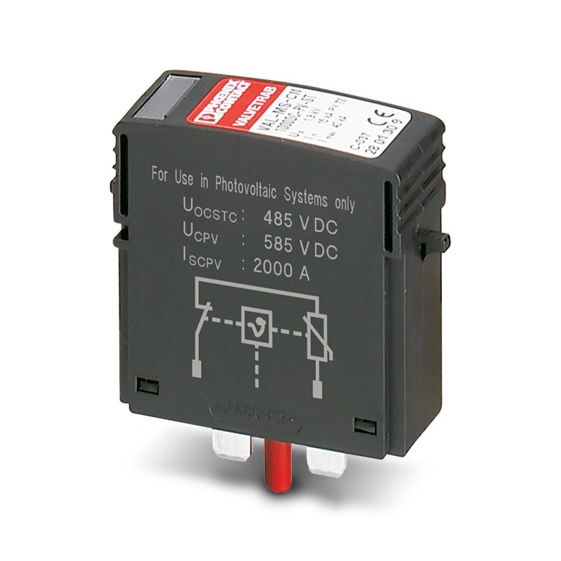 VAL-MS-CN 2801309 2-полюсный 1000DC-PV-ST защитник от перенапряжения типа 2 с номинальным напряжением 450 В