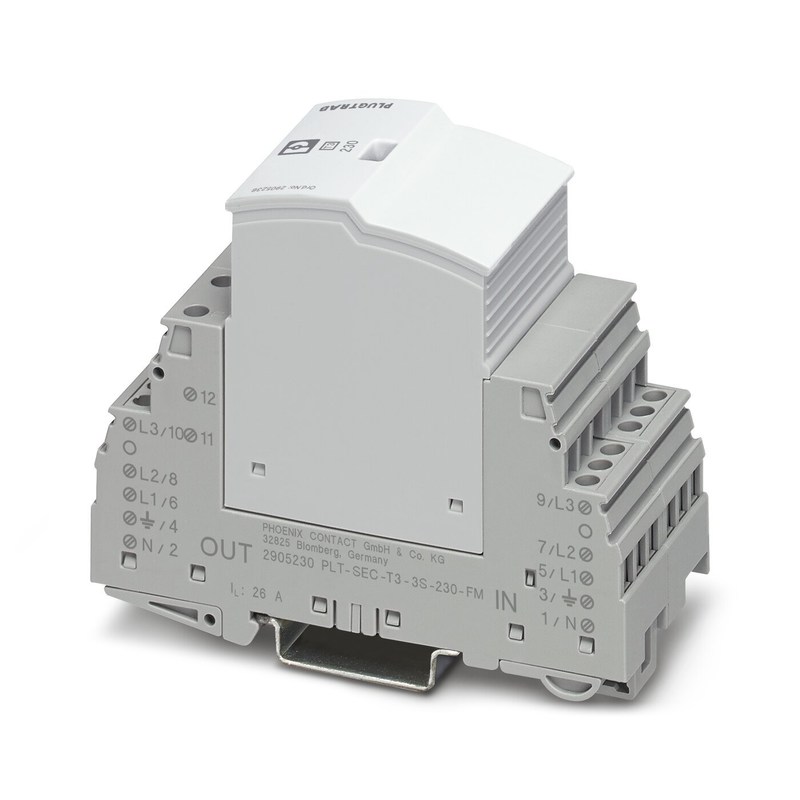 5V AC... 250V AC 125V DC 200mA DC 2905348 VAL-SEC-T2-1S-175-FM Защитник от перенапряжений типа 2