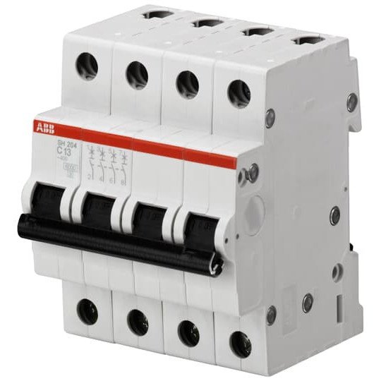 MCB SH204-D1 Миниатюрный выключатель 4P 1A D Номинальная частота Hz 50 BCD Кривая D