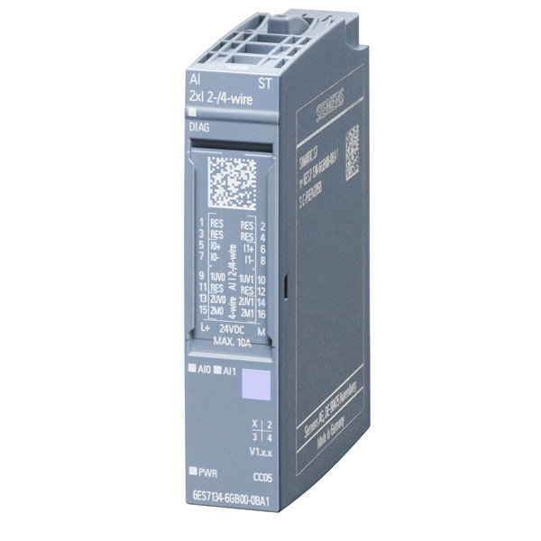 ET 200SP Аналоговый входный модуль Siemens 6ES7134-6GB00-0BA для оптимальной производительности