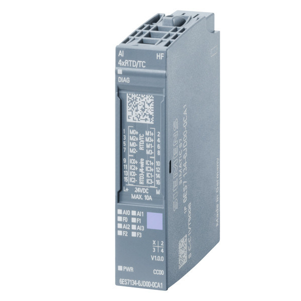 PLC 6ES7134-6JD00-0CA1 ET 200SP AI 4xRTD-TC аналоговый входный модуль с высокими характеристиками
