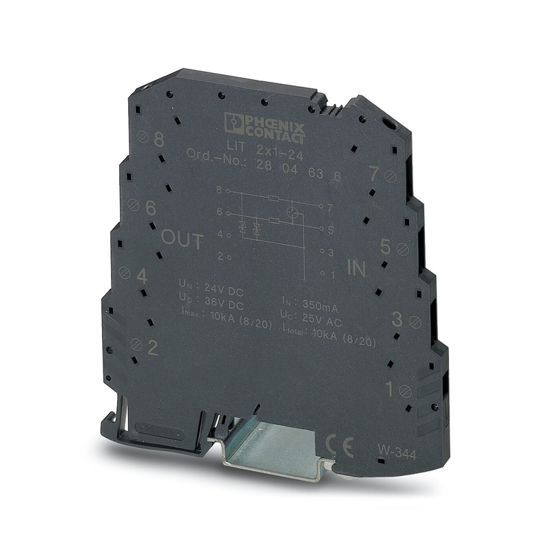 2804649 LIT LIT 4X1-24 Phoenix Contact Surge Protector для 24 В постоянного тока
