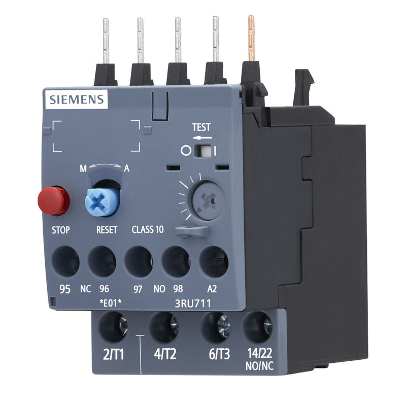 3RU7116-0DB0 перегрузочный реле 3RU7 размера S00 с защитным 51.00 x 102.00 x 84.00MM