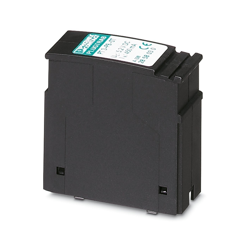 5В постоянного тока PT 3-PB-ST Phoenix Contact Surge Protector Plug Номер поля 1 Номинальное напряжение