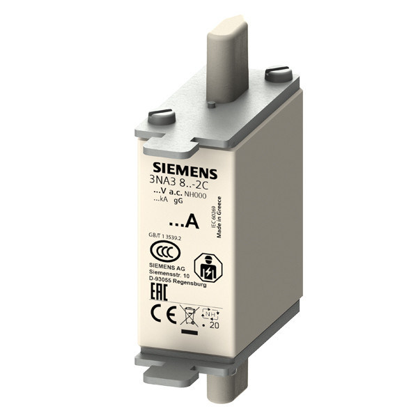PLC 3NA3814-2C LV HRC Fuse Link GL/GG с передним индикатором размера 000 Легко устанавливается