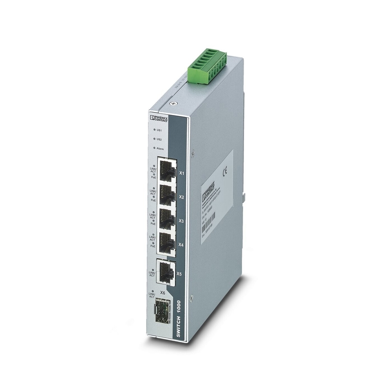 EtherNet/IP Industrial Ethernet Switch FL SWITCH 1001T-4POE-GT-SFP Уровень защиты IP65