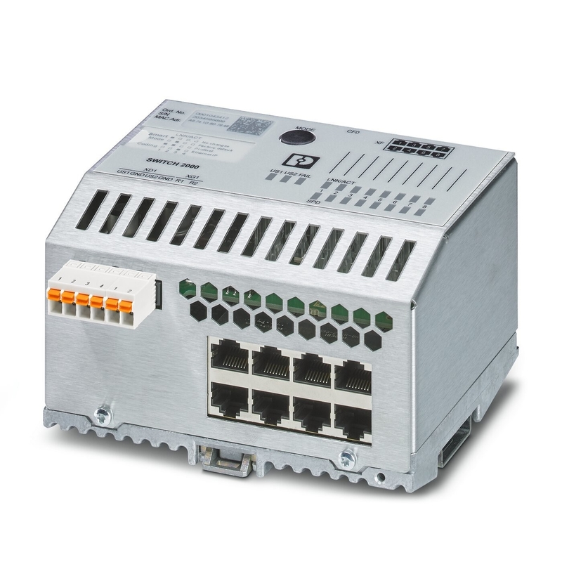Промышленный коммутатор Ethernet FL SWITCH 2408 IP65 Уровень защиты и сеть EtherNet/IP