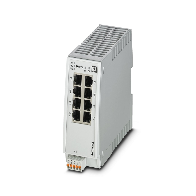 FL SWITCH 2308 PN Industrial Ethernet Switch для сетей EtherNet/IP Уровень защиты IP65