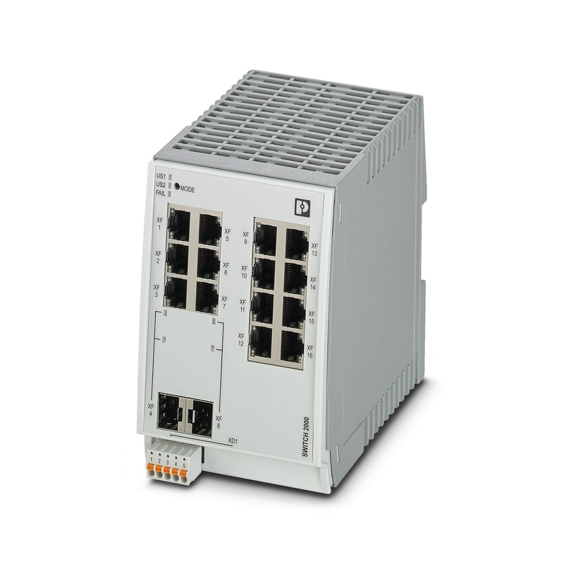 Уровень защиты IP65 Промышленный коммутатор Ethernet FL SWITCH 2216 PN для EtherNet/IP