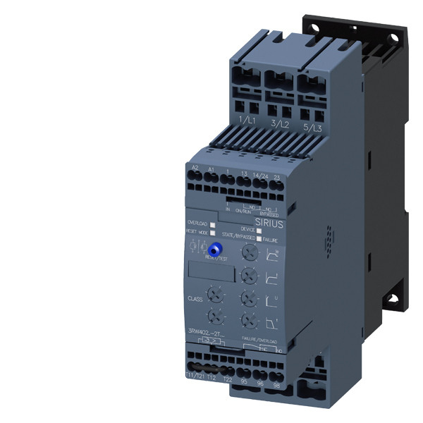 Siemens 3RW4027-2TB04 3RW40 Мягкий стартер размеры S0 с пружинными терминалами и обходом