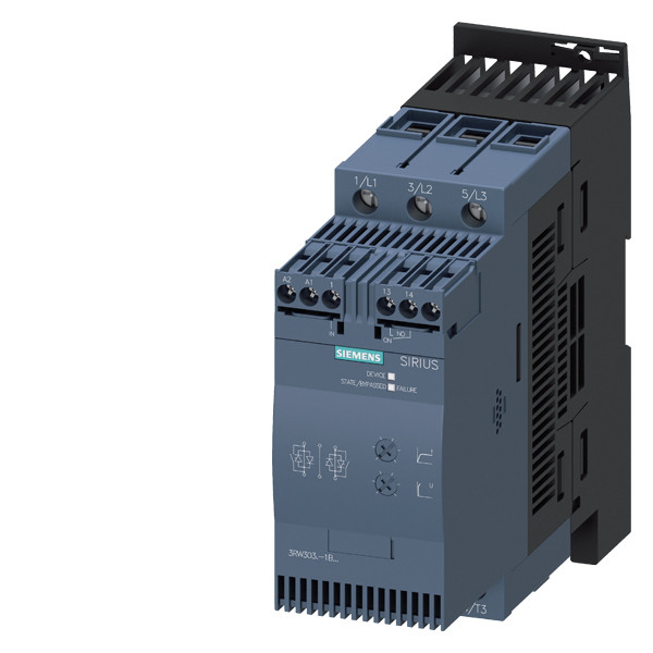 Siemens 3RW3036-1BB14 3RW30 Мягкий стартер Размер S2 Терминалы винта Обход надежность